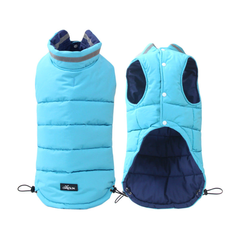 Thickened Waterproof Outdoor Jacket With Double-Sided Reflective For Pets