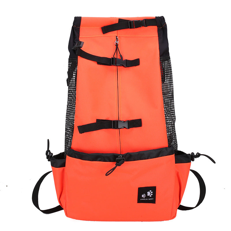 Double-Shoulder Portable Pet Carrier Backpack For Travel And Outdoors