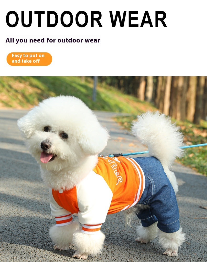 Four-Legged Style Pet Fashion Sweater For Warmth