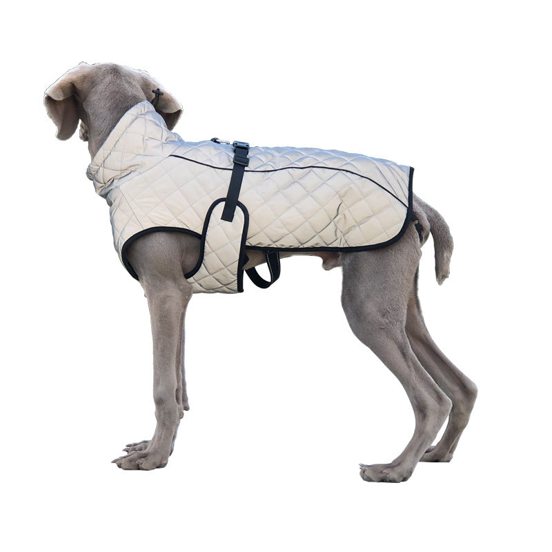 Full-Body Reflective Pet Tactical Jacket Outdoor Safety Coat