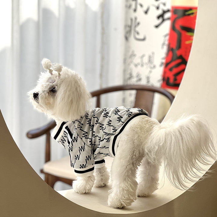 Autumn Winter Pet Zipper Jacket Warm Coat