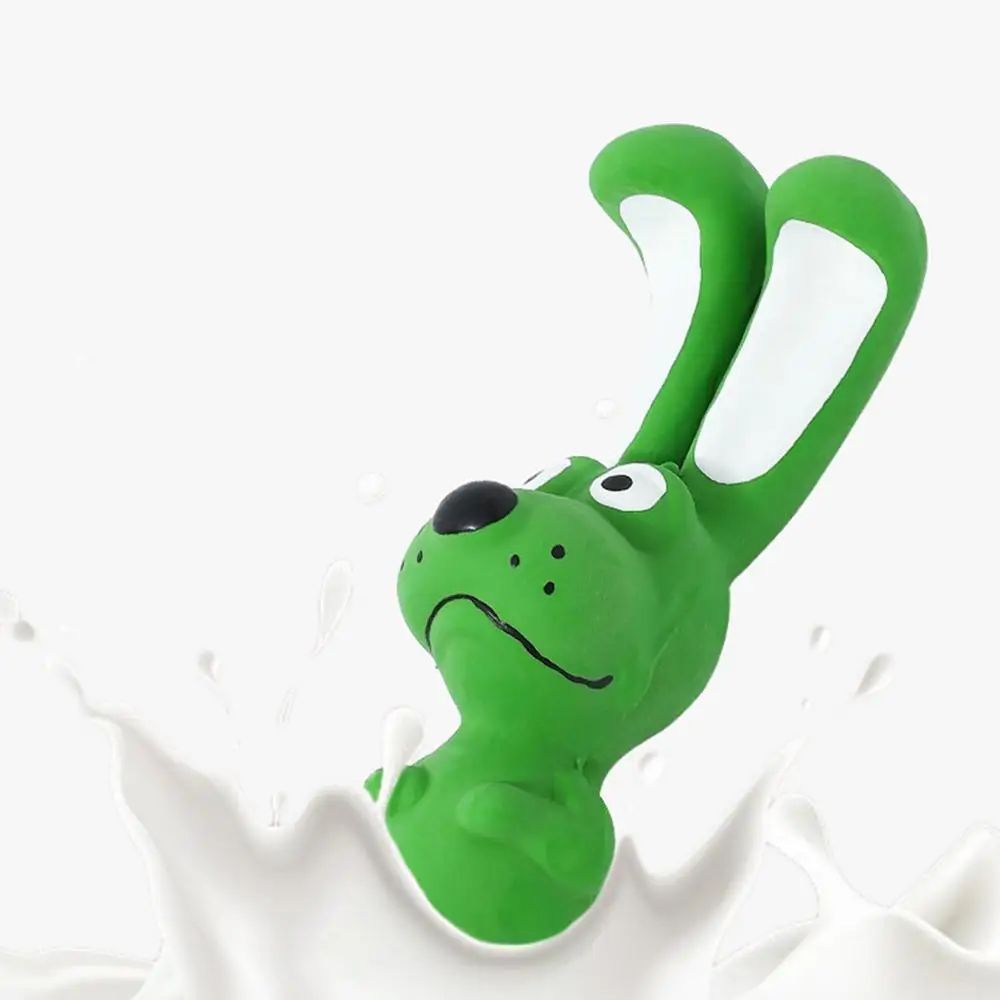 Soft Latex Hippo Squeaky Chew Toy For Pets