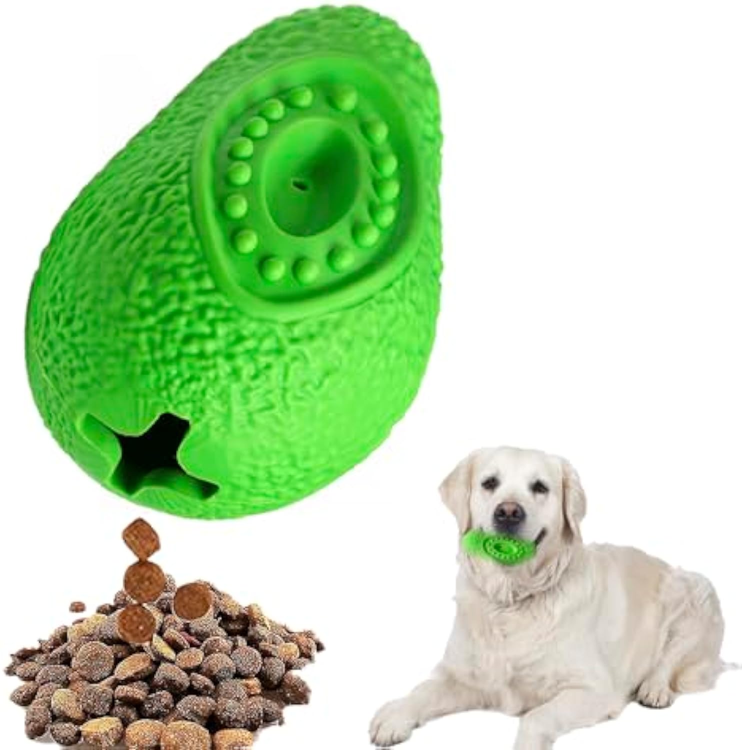 Indestructible Chew Toy Safe Rubber Heavy-Duty Toy For Pets