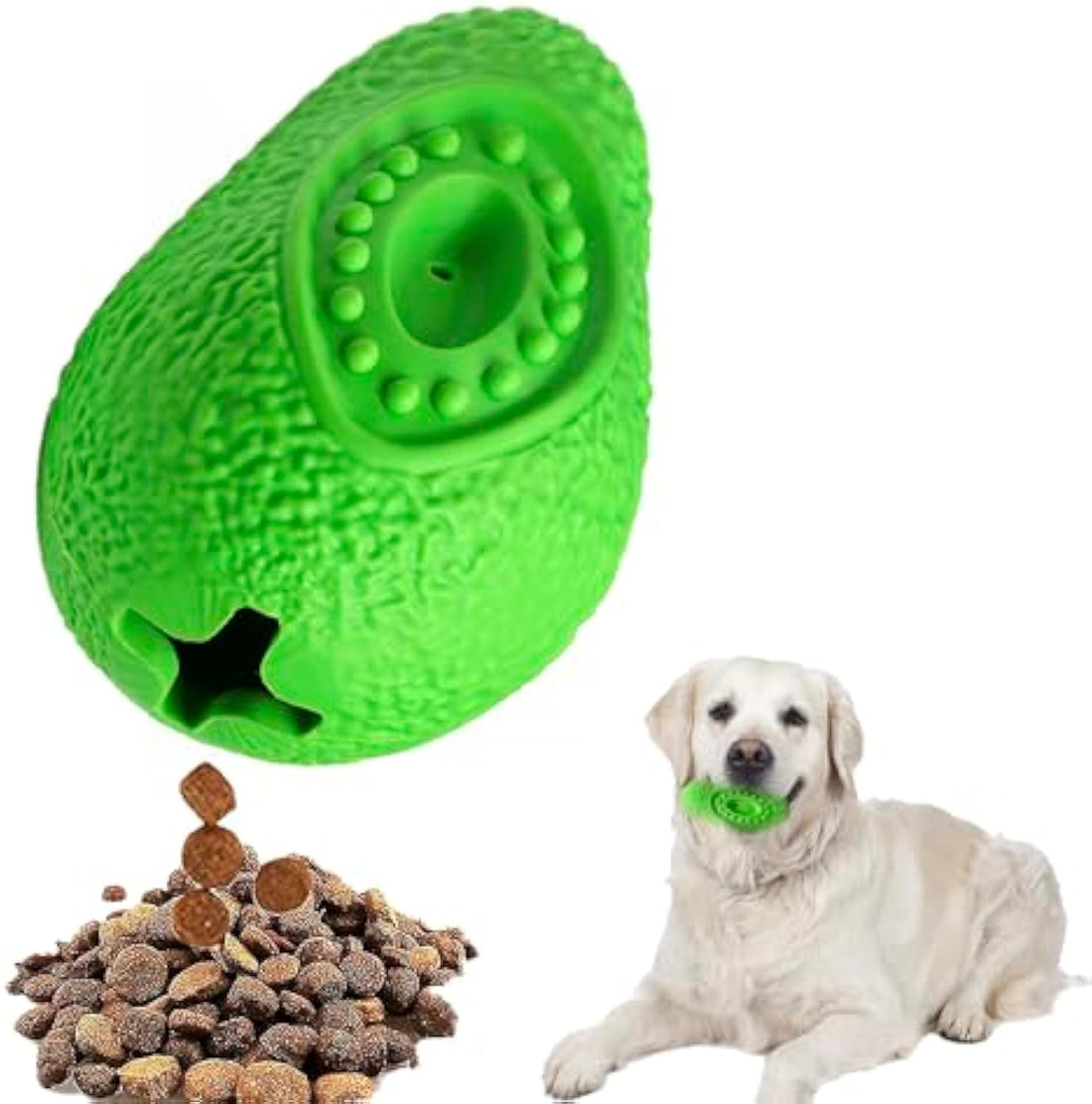 Indestructible Chew Toy Safe Rubber Heavy-Duty Toy For Pets