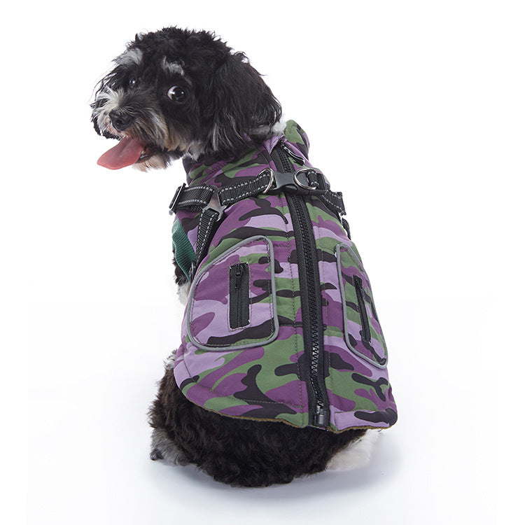 Warm Winter Cashmere Pet Jacket For Comfort