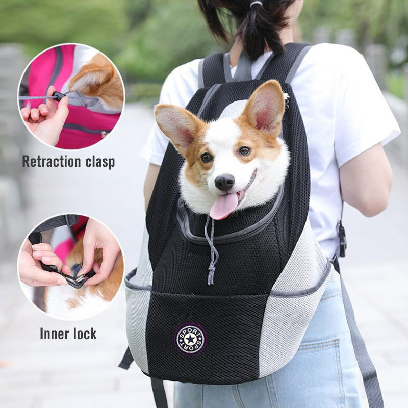 Portable Outdoor Pet Carrier Backpack For Travel And Transport