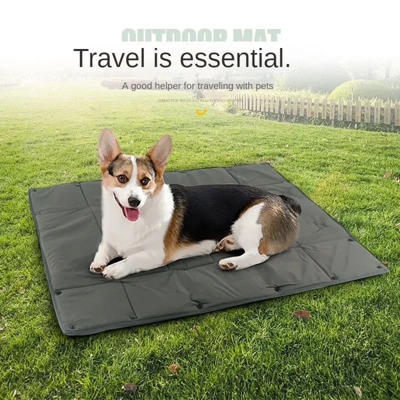 Portable 3-in-1 Pet Travel Bed Carrier With Mat And Cushion