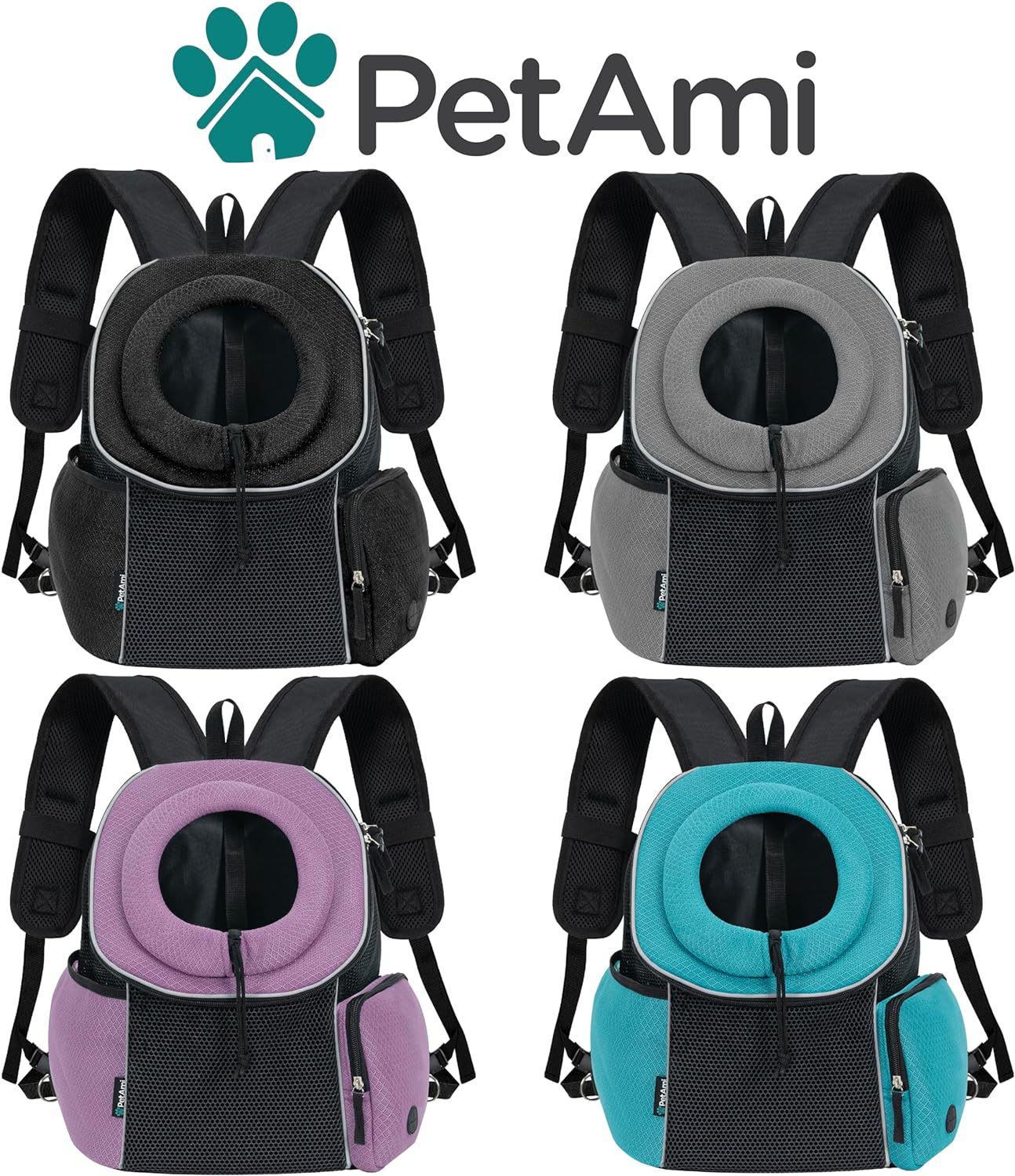 Portable Breathable Pet Carrier Backpack For Travel And Outdoors