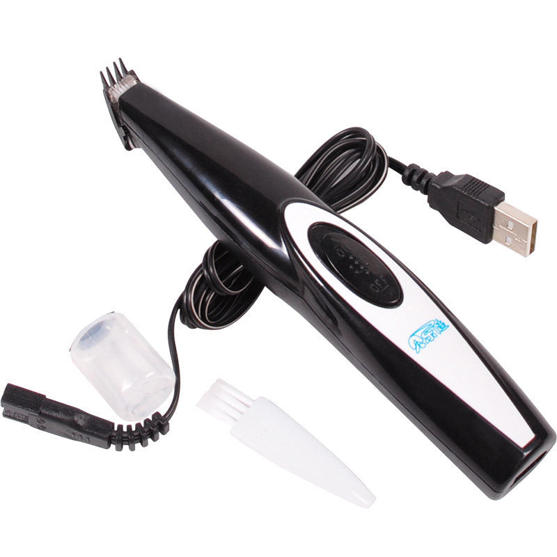 Electric Pet Nail Grinder Hair Trimmer USB Rechargeable Grooming Tool