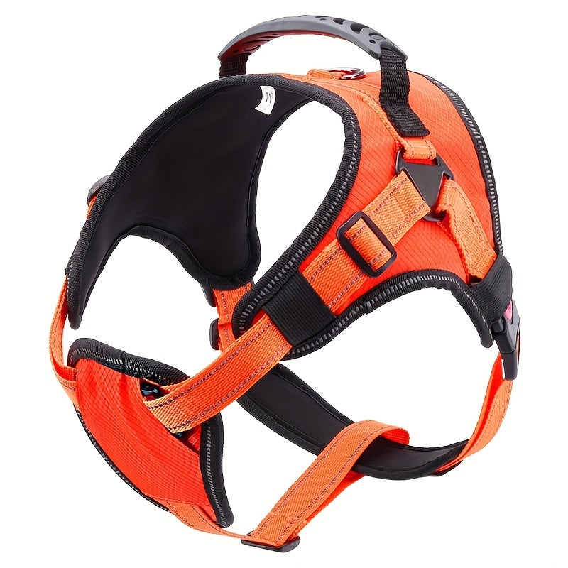 High Strength Pet Harness Leash Impact Resistant Adjustable Walking Gear
