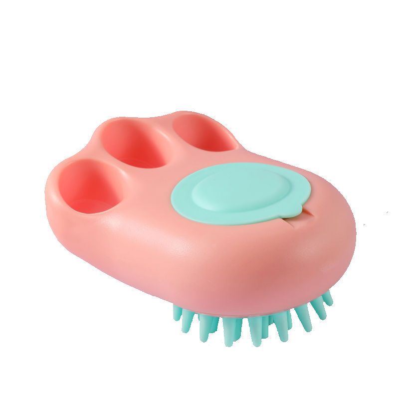 Pet Bath Massage Comb Brush For Grooming And Claw Care