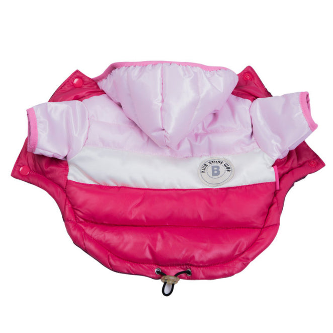 Waterproof Warm Pet Cotton Padded Jacket For Outdoors