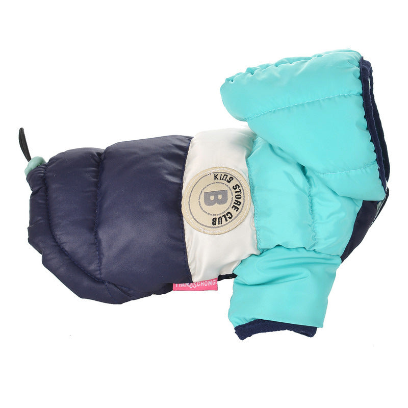 Waterproof Warm Pet Cotton Padded Jacket For Outdoors