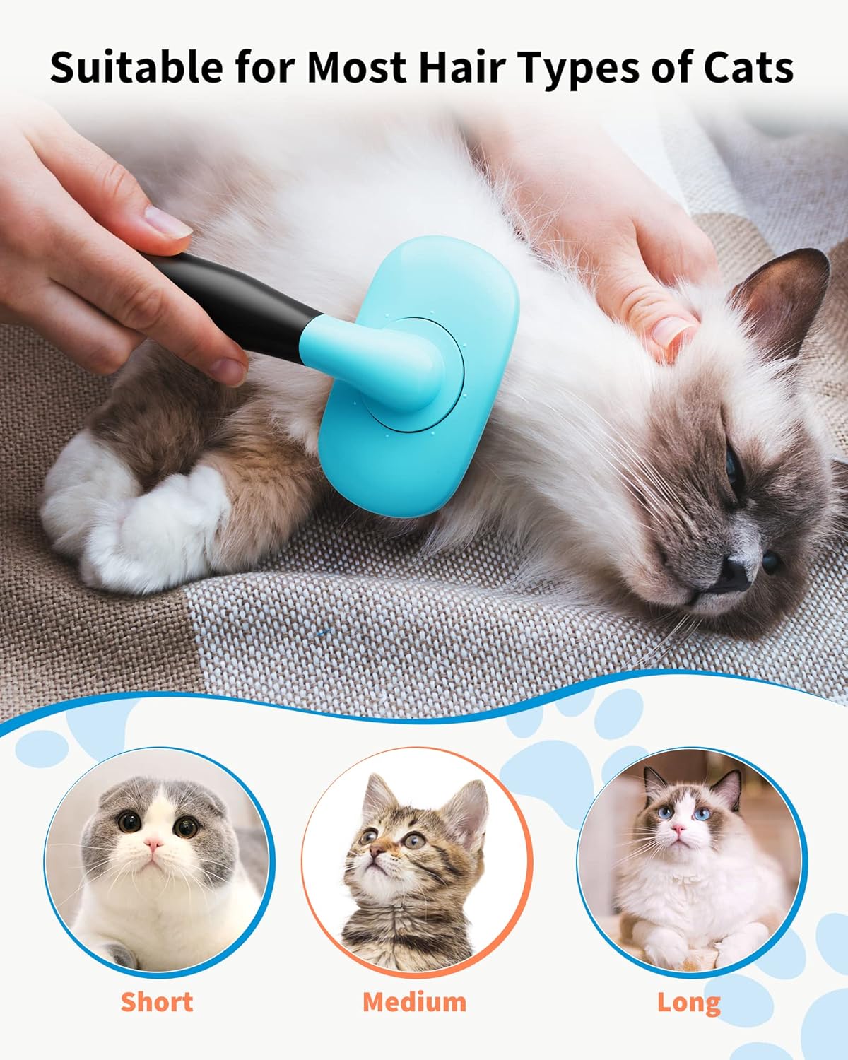 Pet Grooming Brush Shedding Hair Removal Grooming Tool