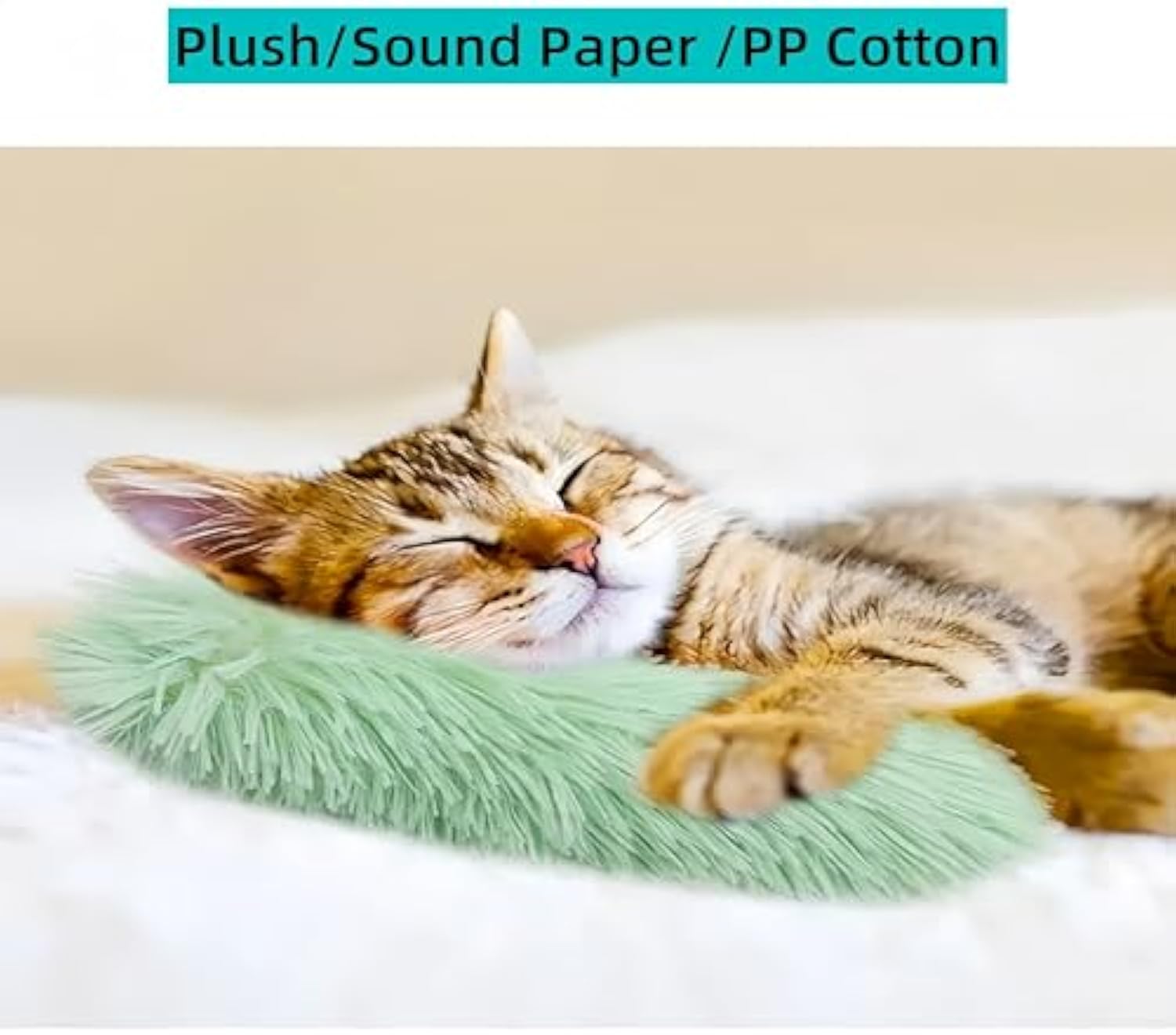 Interactive Soft Crinkle Catnip Toys For Pets Indoor Play