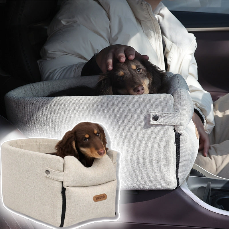 Portable Pet Car Seat Bed Carrier For Safe Travel