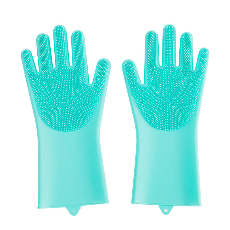 Silicone Pet Grooming Glove Brush For Bath Cleaning And Massage