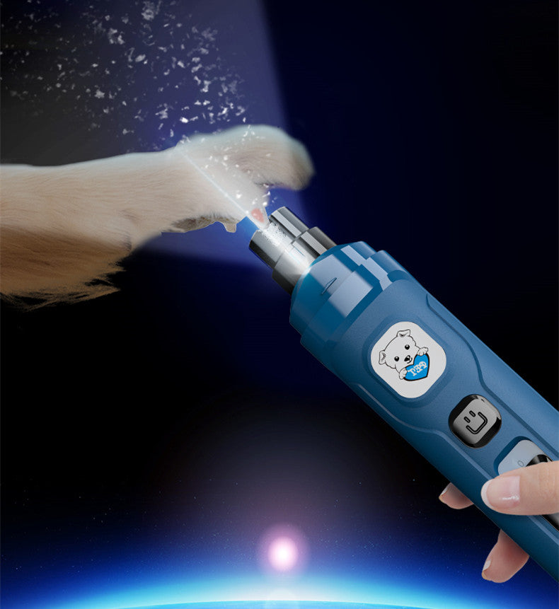 Electric Pet Nail Sharpener Grooming Tool Rechargeable Quiet Design