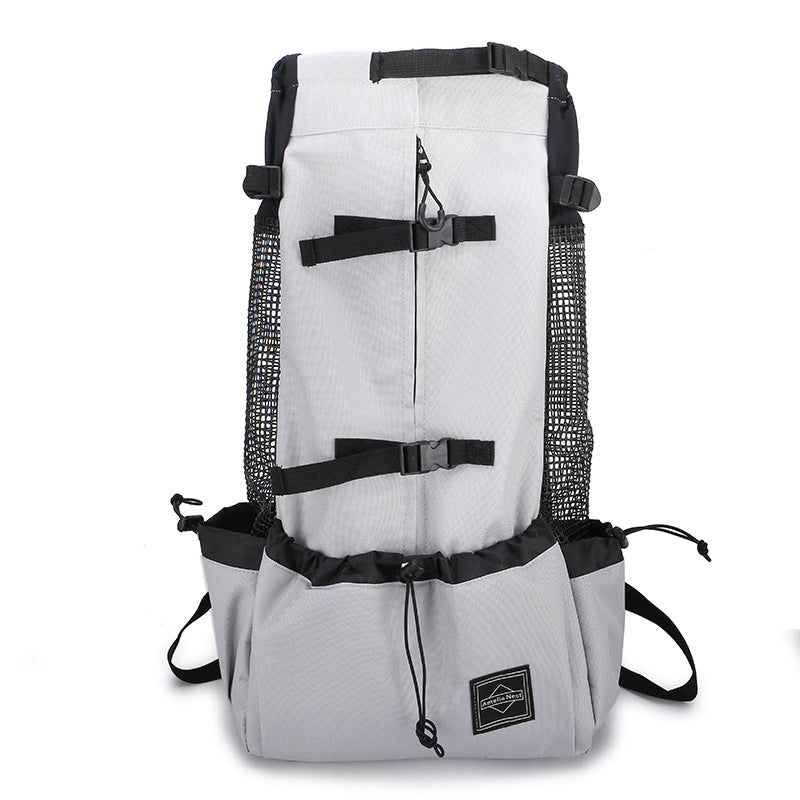 Double-Shoulder Portable Pet Carrier Backpack For Travel And Outdoors