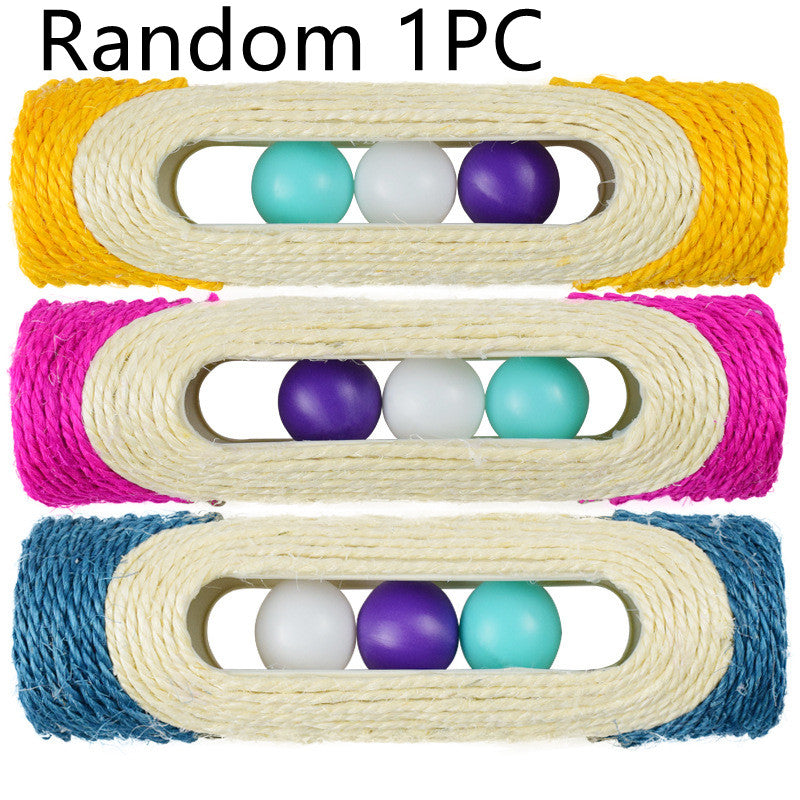 Long Sisal Drum Toy For Pets Set Of Three