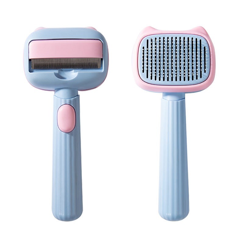 Pet Deshedding Brush Dematting Comb Reduces Shedding Grooming Tool