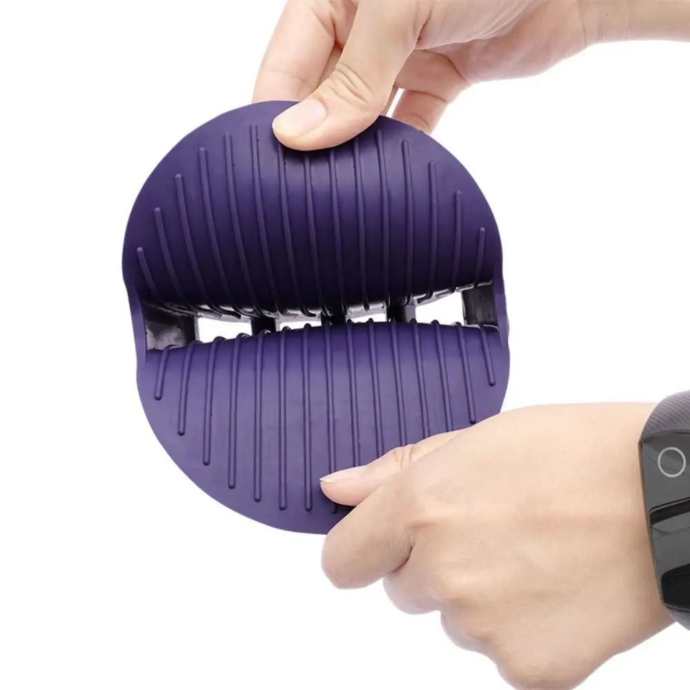 Dual Sided Pet Shampoo Brush Soft Bristle Massaging Grooming Tool