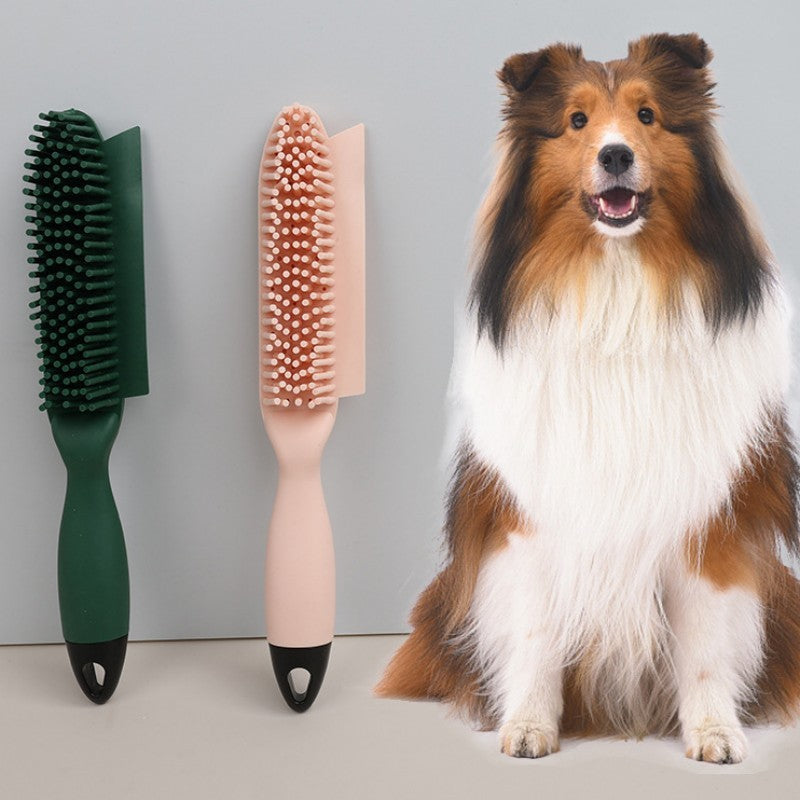 Pet Hair Remover Brush Grooming Comb Massage Cleaning Tool