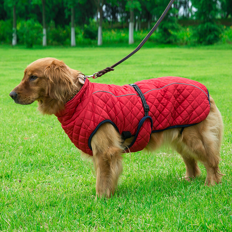 Adjustable Warm Pet Cotton Jacket For Comfort