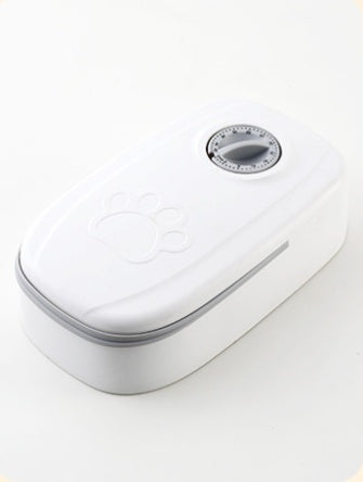 Automatic Smart Food Dispenser With Timer And Stainless Steel Bowl For Pets