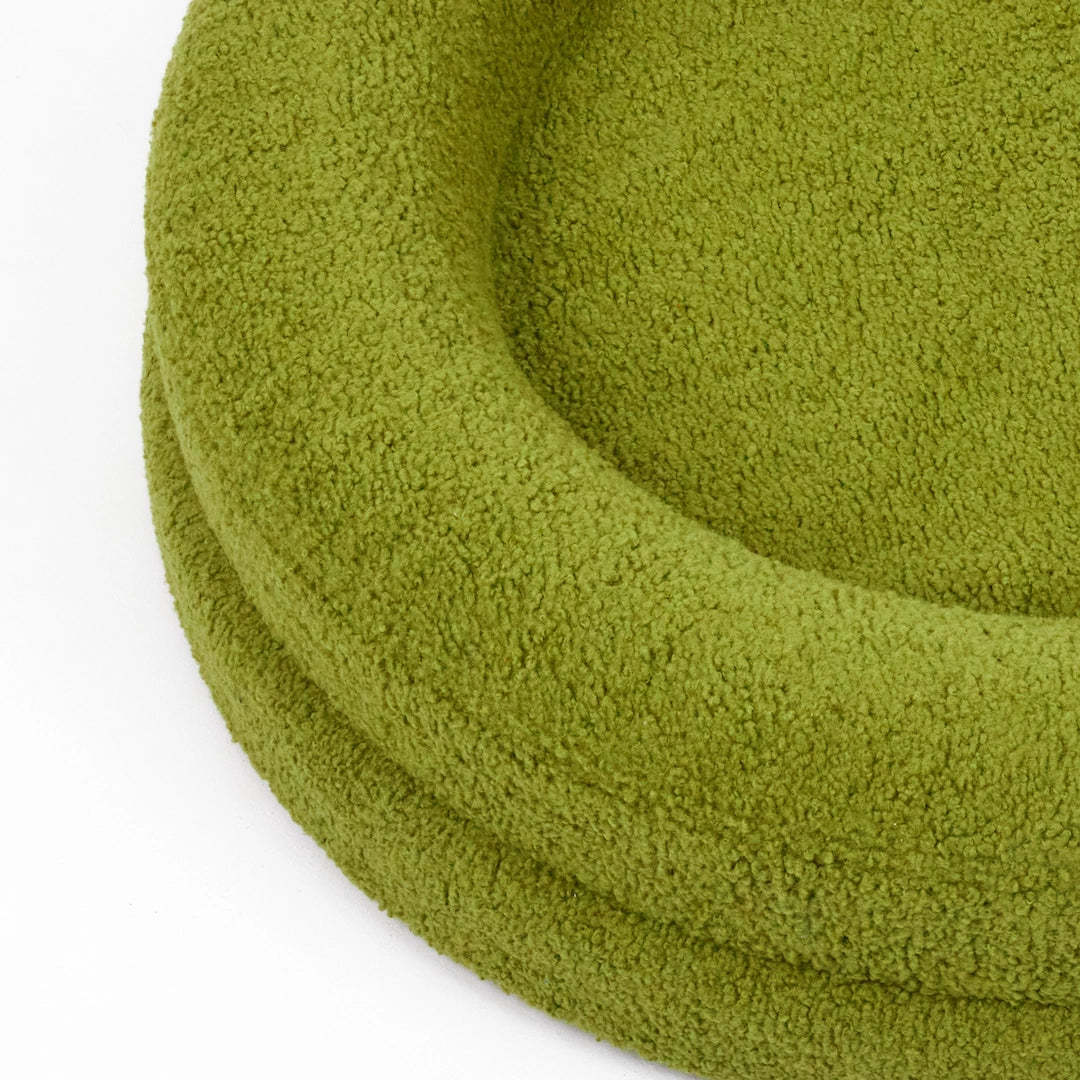 Solid Color Pet Round Bed Comfortable Soft Leisure Sleeping Nest