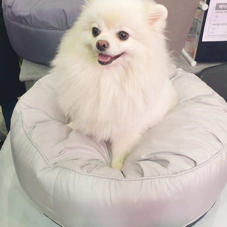 Large Round Pet Bed Moisture Proof Washable Elastic Comfortable Mat
