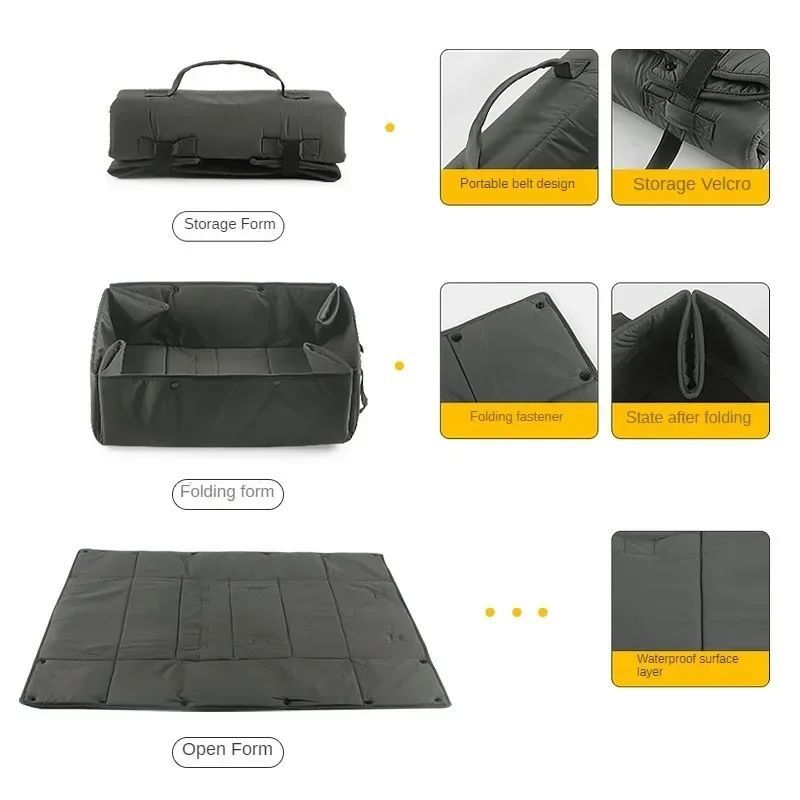 Portable 3-in-1 Pet Travel Bed Carrier With Mat And Cushion