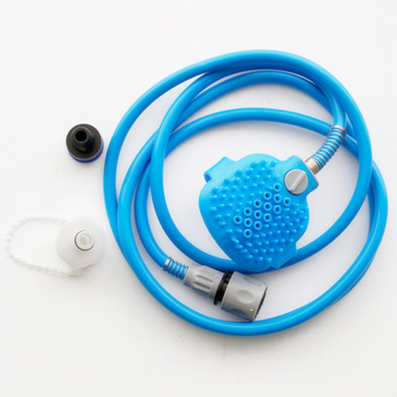 Pet Bathing Massager Brush With Comfortable Shower Sprayer Tool