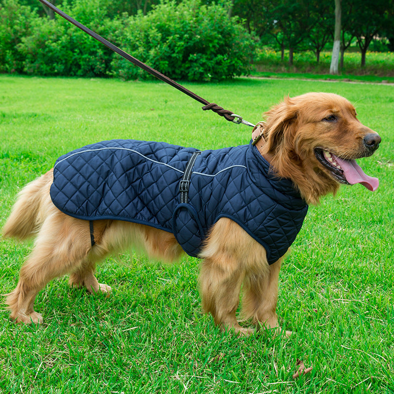 Adjustable Warm Pet Cotton Jacket For Comfort