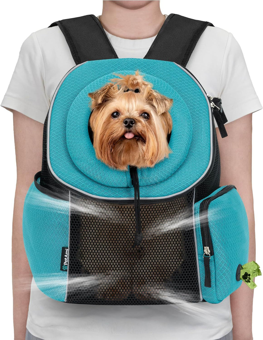 Portable Breathable Pet Carrier Backpack For Travel And Outdoors