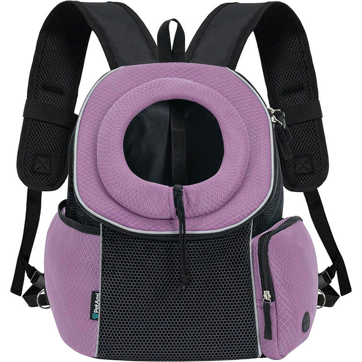 Portable Breathable Pet Carrier Backpack For Travel And Outdoors