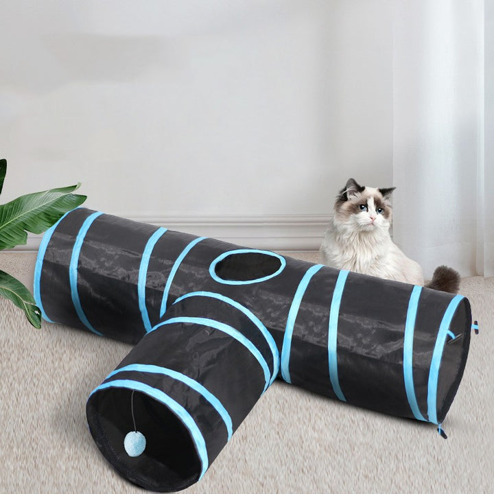 Foldable Tunnel Climbing Path Toy For Pets