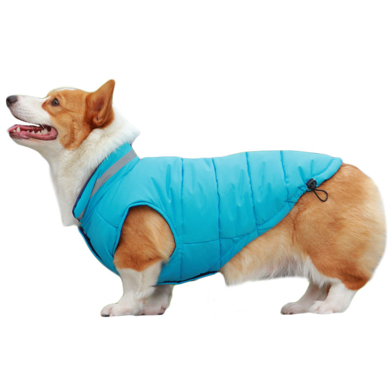 Thickened Waterproof Outdoor Jacket With Double-Sided Reflective For Pets