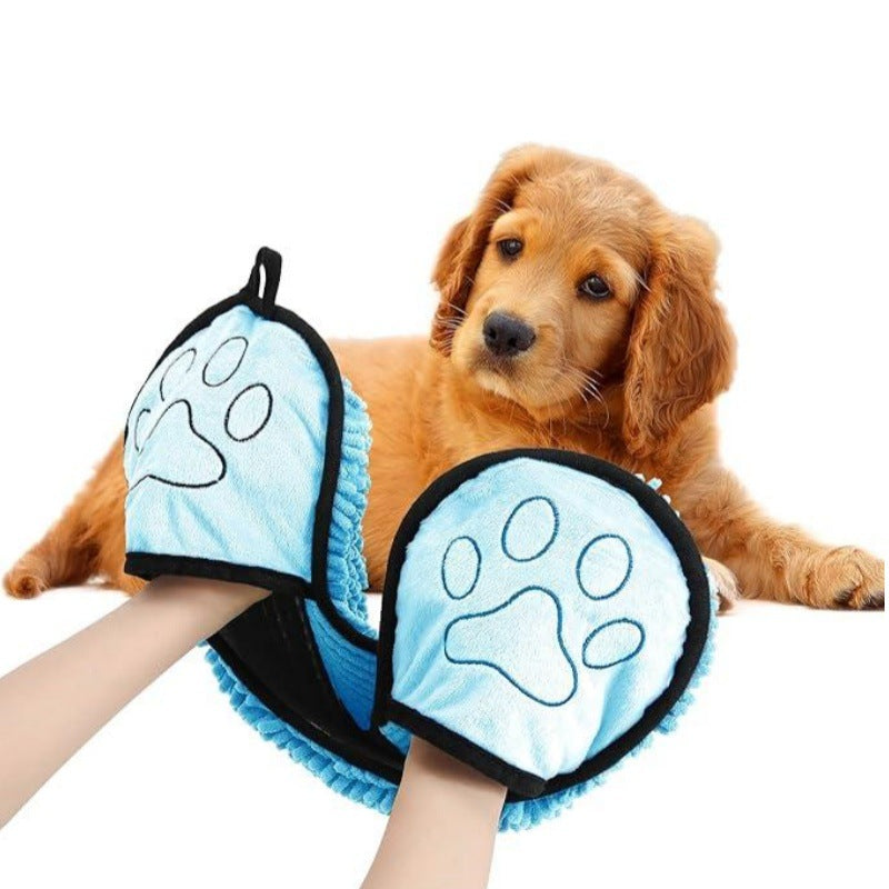 Quick Absorbing Pet Bath Towel Soft Cotton For Grooming