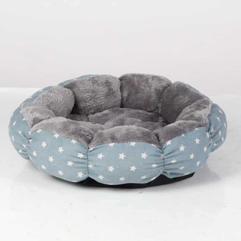 Calming Donut Pet Bed Round Fluffy Soft Comfortable Sleeping Mat