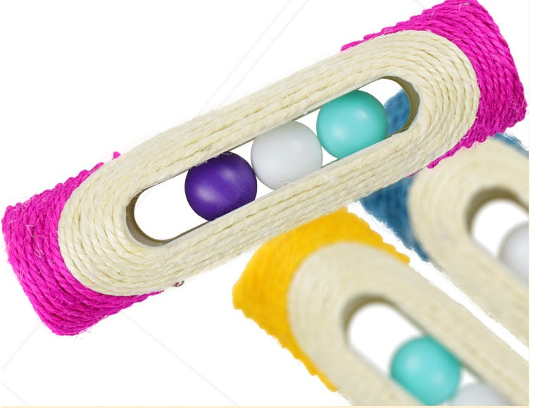 Long Sisal Drum Toy For Pets Set Of Three