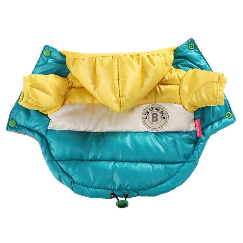 Waterproof Warm Pet Cotton Padded Jacket For Outdoors