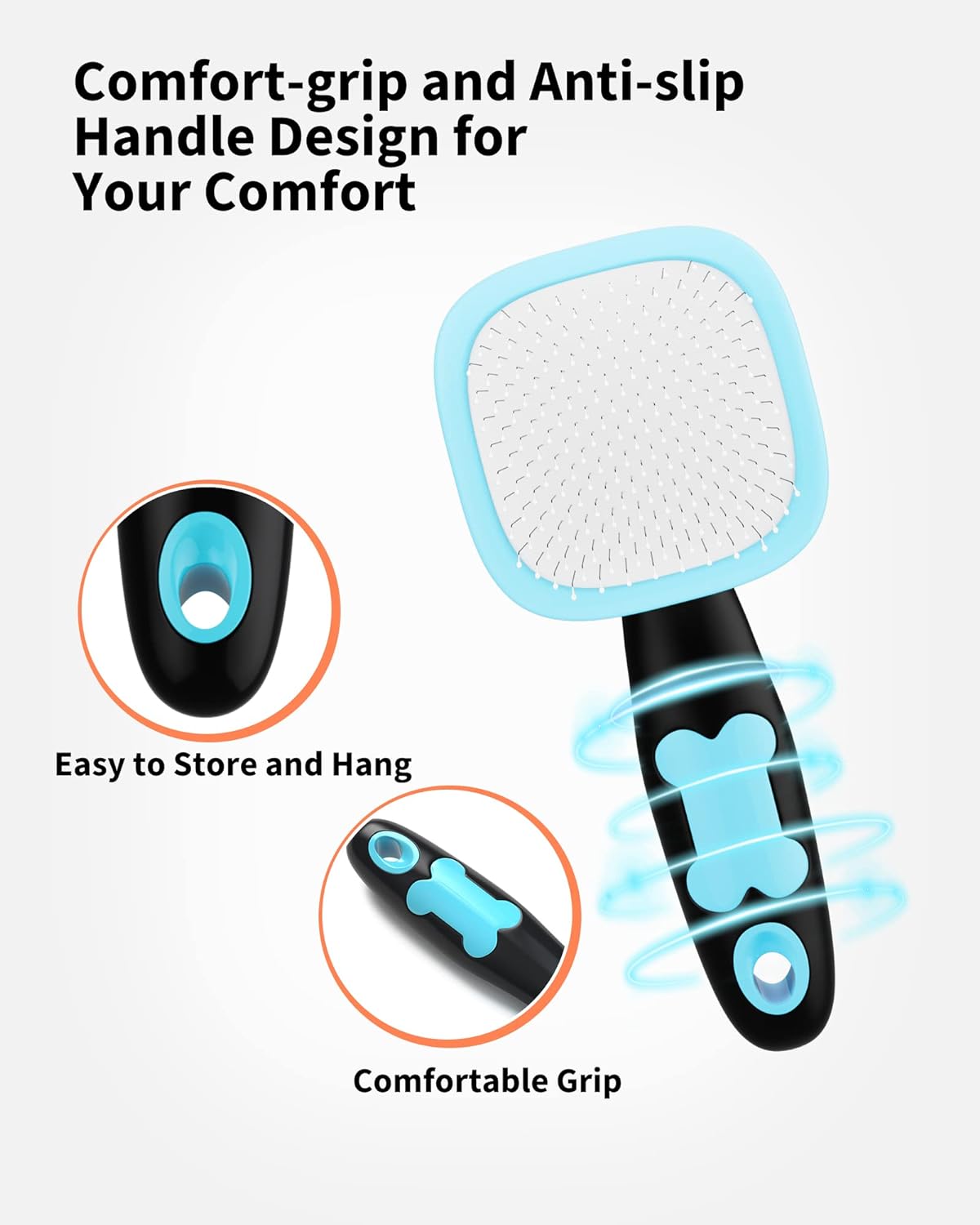 Pet Grooming Brush Shedding Hair Removal Grooming Tool
