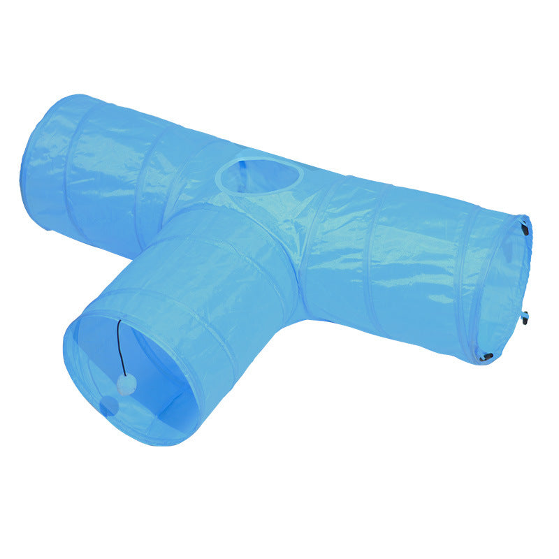 Foldable Tunnel Climbing Path Toy For Pets
