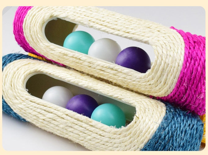 Long Sisal Drum Toy For Pets Set Of Three