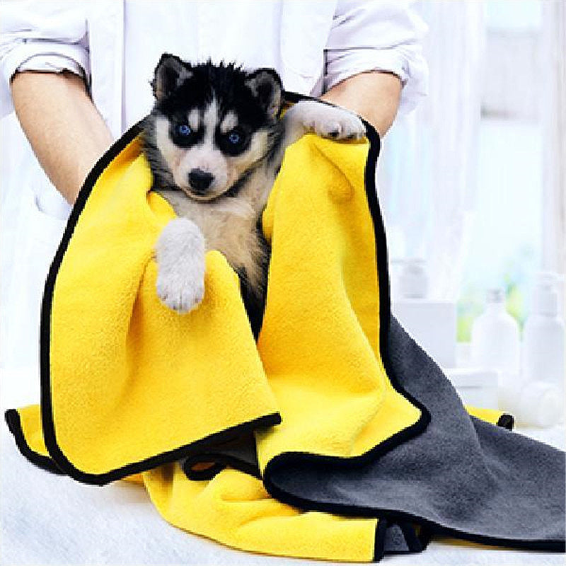 Large Size Pet Shower Bath Towel For Comfortable Drying