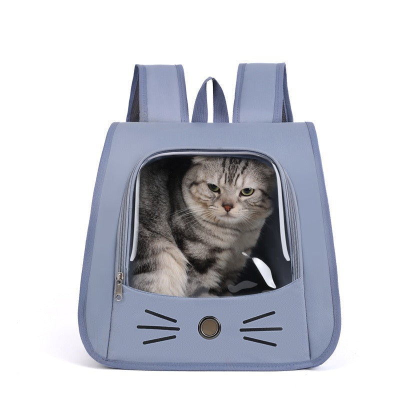 Breathable Pet Carrier Backpack For Outdoor Travel And Transport