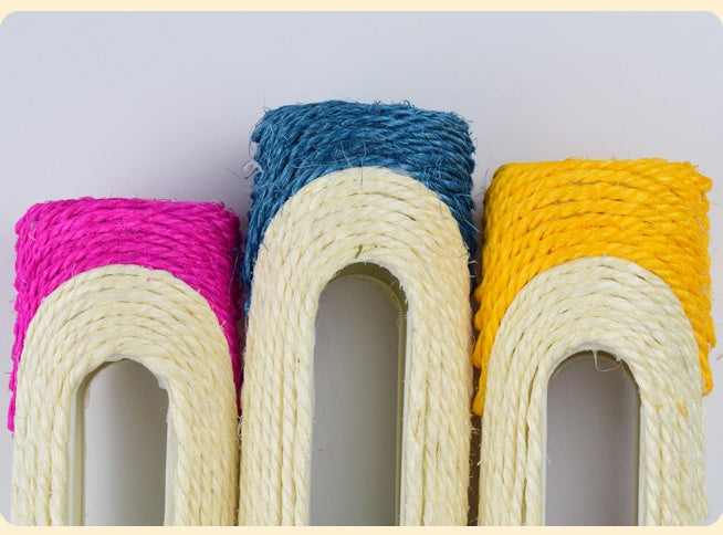 Long Sisal Drum Toy For Pets Set Of Three