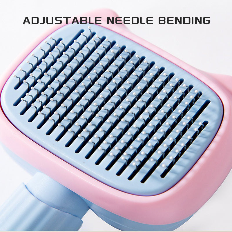 Pet Deshedding Brush Dematting Comb Reduces Shedding Grooming Tool
