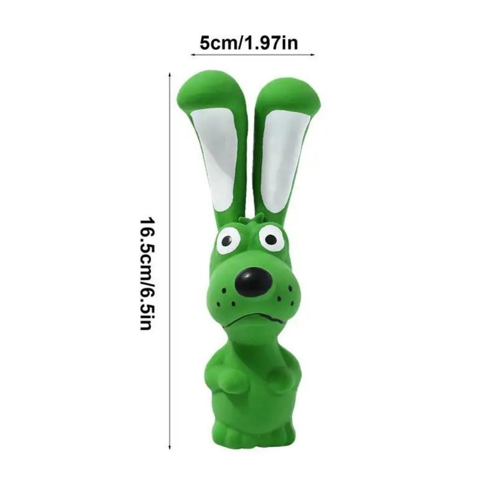 Soft Latex Hippo Squeaky Chew Toy For Pets